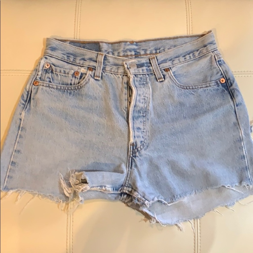 Levi’s high waisted cutoffs